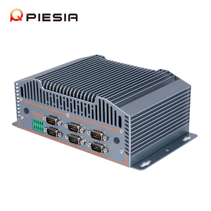 Piesia 3 LAN POE 6 * Com IOT Embedded Industrial Cloud Computer Case 12th Gen N97 N305 2 * DDR5 X86 Mini PC sin ventilador para Rail Transit - Product Image 2