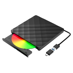 外置DVD光盘驱动器USB3.0型C超级驱动器DVD/CD +/-RW ROM播放器刻录机写入器驱动器dvd复制光驱 - Product Image 1