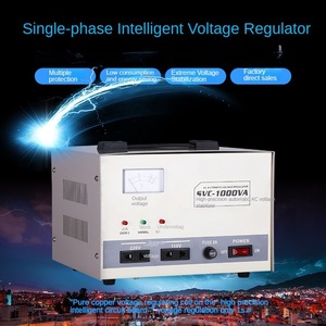Gucheng 1KVa Monofásico Totalmente Automático Regulador de Tensão AC Estabilizador Doméstico 220V com Monitoramento Personalizado para Exportação