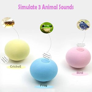 Pelota Interactiva para Gatos, Juguete Inteligente para Masticar con Sonido de Rana y Pájaro, Suministros de Entrenamiento para Gatos - Product Image 5