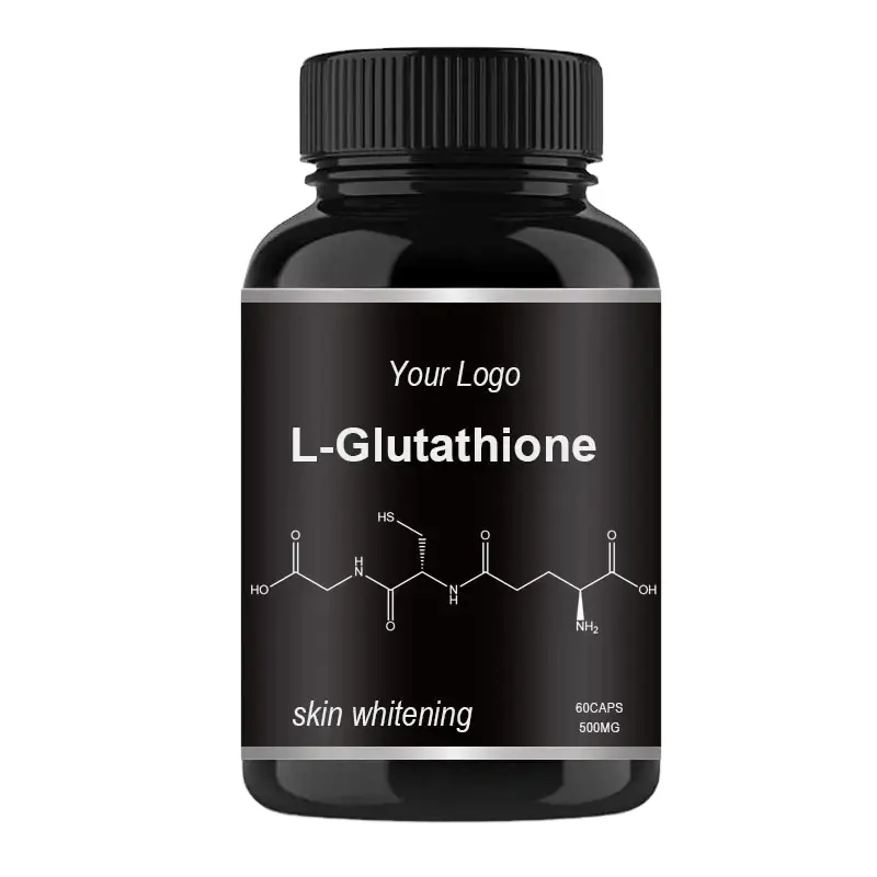 Cápsulas de Glutathione para blanqueamiento de la piel, suplemento de marca privada, ODM