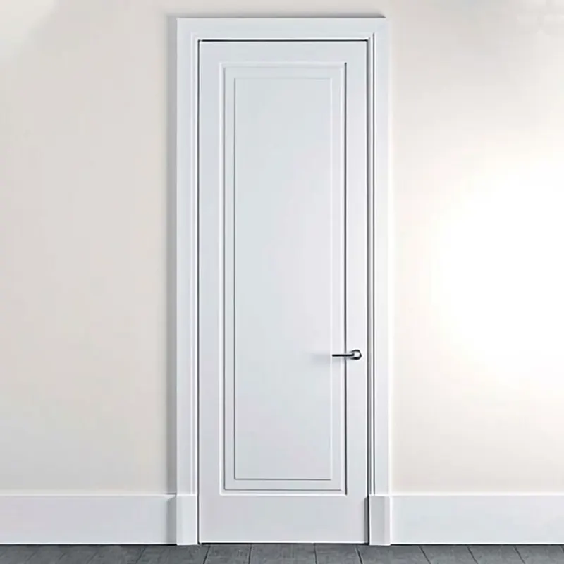 2022 الأوروبية القياسية باب خشبي قوي ل الداخلية الباب المنزل مع اللوحة المعالجة السطحية