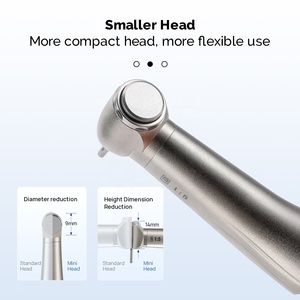 ראש חשמלי מיני להגדלת מהירות לטיפול שיניים, דגם Azdent 1:5, קונטרה אנגל חשמלי - Product Image 4