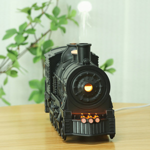 300ml Small Train Humidifier Ultrasonic Flame Blue Light Aromatherapy <strong>Machine</strong> Spit Ring Source Manufacturers - Product Image 6