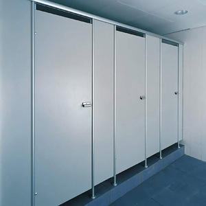 Factory Cheap Durable Phenolic Compact Board HPL Waterproof <strong>Wc</strong> Toilet <strong>Partition</strong> for Sale I - Product Image 2