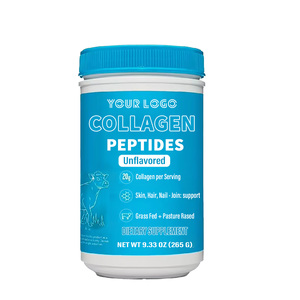 Cao cấp Bột bổ sung collagen peptide 265g bột thúc đẩy móng tay Tóc da xương và sức khỏe khớp Unflavored 9.33 oz - Product Image 1