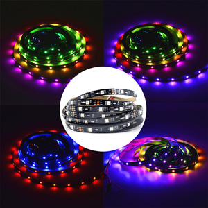 RGB Светодиодная лента, Адресуемая 12 В IC 2811, программируемый цифровой пиксельный свет WS2811, светодиодный пиксель с подключением USB, сертифицированный ROHS - Product Image 2