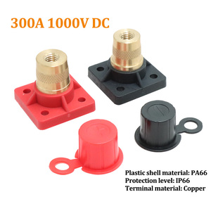 卡车重型卡车停车空调引线锂电池连接器300A 500A 24v铜电源启停端子