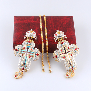 ZhuoDian dini fabrika satış son geliştirme Bishop's göğüs çapraz büyük kırmızı Pu hediye kutusu - Product Image 5