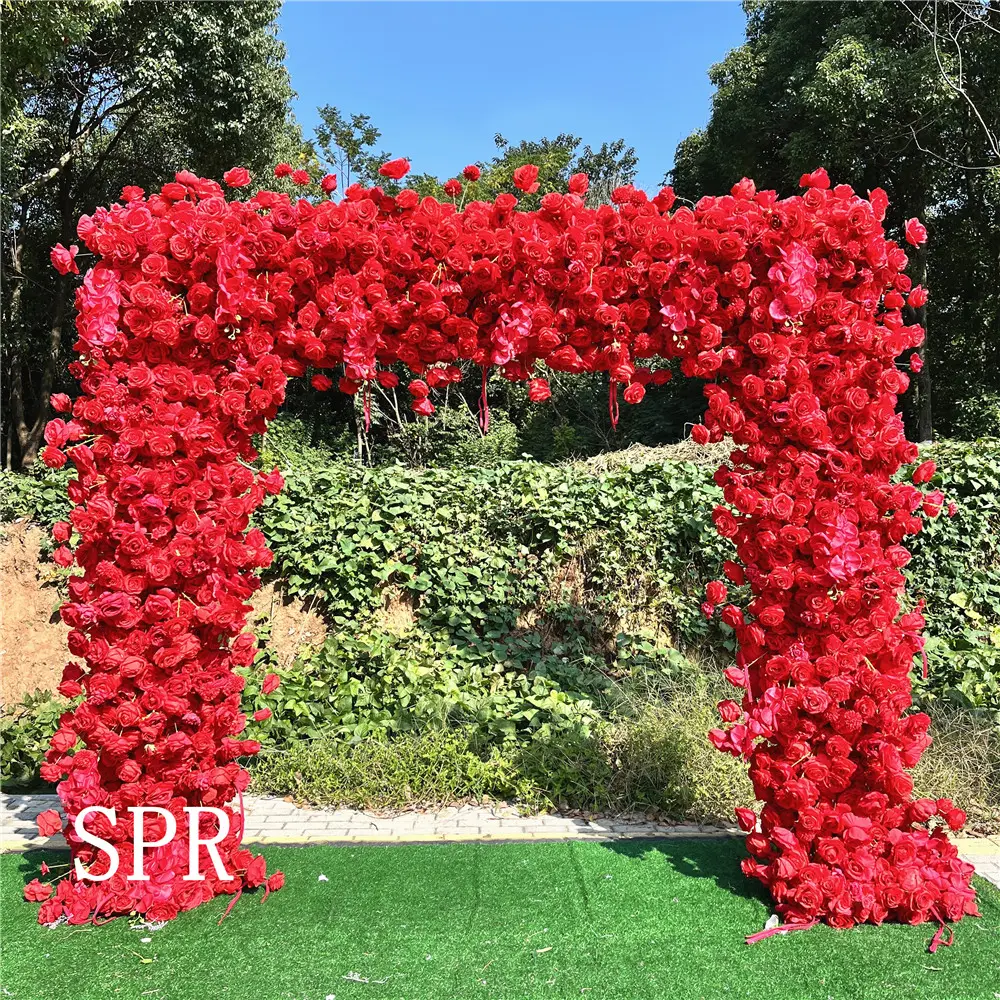 SPR bouquet da sposa decorazione di festa a buon mercato decorazione artificiale fiori pareti per la vendita