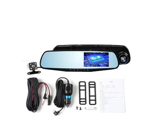 New Dual Lens Car Rearview Mirror Dashboard <strong>Camera</strong> Recorder <strong>with</strong> 4.3inch HD <strong>Display</strong>, Back up <strong>Camera</strong> <strong>and</strong> Motion Detect - Product Image 6