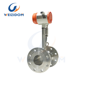 SS316 Medidor de flujo de vórtice de aire comprimido Presión Tipo de compensación de temperatura Salida de pulso Medidor de flujo de vórtice - Product Image 3