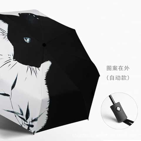 Fleur de chat noir automatique