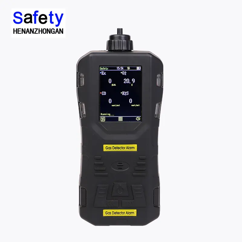 Detector de gás multigás, 0-100ppm nh3 h2s ch4s, dispositivo de monitoramento de vazamento de gás, 4 detectores de gás