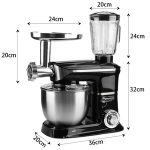 Premium marka RAF yüksek kalite çok fonksiyonlu mikser 3 in 1 cam kavanoz sıkacağı Blender elektrikli yumurta standı çırpıcı ve kıyma - Product Image 2