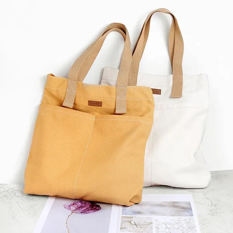 Vente en gros imprimé pas cher logo personnalisé sac à provisions naturel recyclable à la mode pour femmes personnalisé bio sac en toile surdimensionné