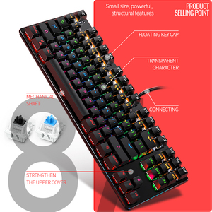 Popular K400 Wired Mechanical <strong>Keyboard</strong> RGB Backlit <strong>Computer</strong> Gaming <strong>Keyboard</strong> Mechanical for Games - Product Image 3
