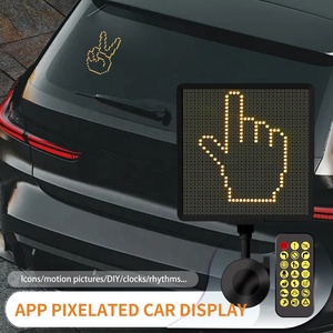 LED-Autoschild Windschutzscheiben-Fernsteuerung für Taxi-Bus programmierbarer LED-Display-Bildschirm Led-Bildschirm im Auto