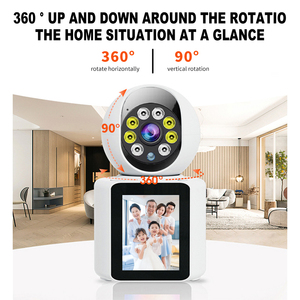 Ikevision Video Visual Call <strong>Camera</strong> with 2.4inch Screen Video Intercom Security AI Smart CCTV Indoor <strong>Camera</strong> 2MP <strong>Camera</strong> 4mm CMOS - Product Image 2