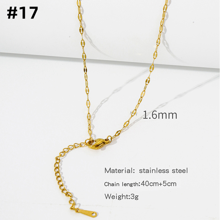 17. Lip Chain-1.6mm-Gold