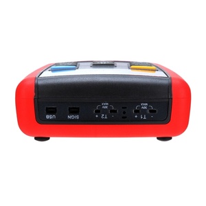 UNI-T-termómetro de contacto de alta precisión UT325, medidor de temperatura de doble entrada con retroiluminación Lcd, función de apagado automático