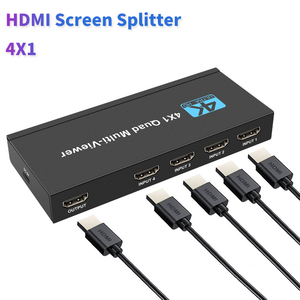 Justlink 4X1 Quad multivisor en tiempo real 4K HDMI1.4 Switch conmutación sin interrupciones 4 en 1 con control IR HD conmutador sin interrupciones - Product Image 2