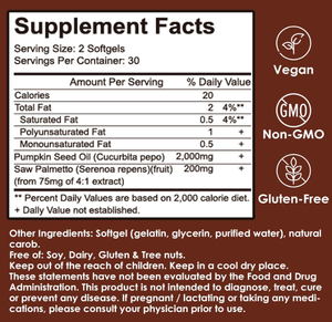 Oem Private Label Voedingspompoenpitolie Softgels <span class=keywords><strong>Capsule</strong></span> Supplement Draagt Bij Aan De Gezondheid Van De Hersenen Van De Haarhuid - Product Image 3