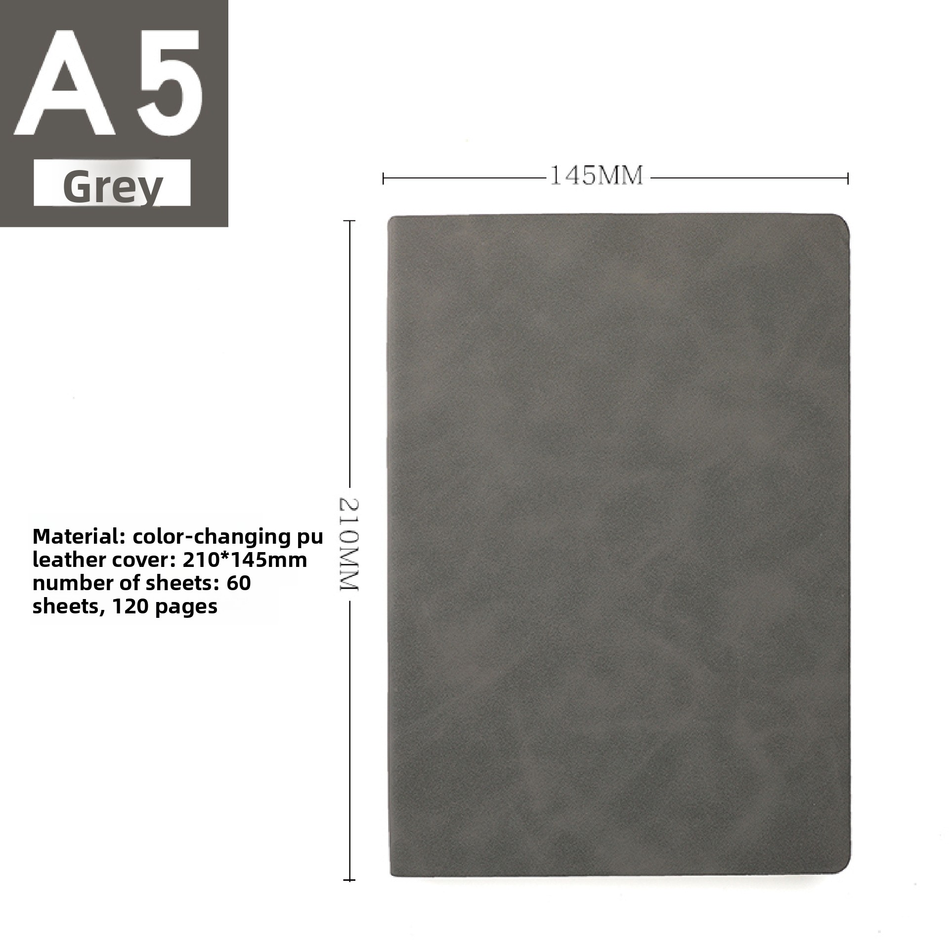 Gris A5 nombre de pages 120