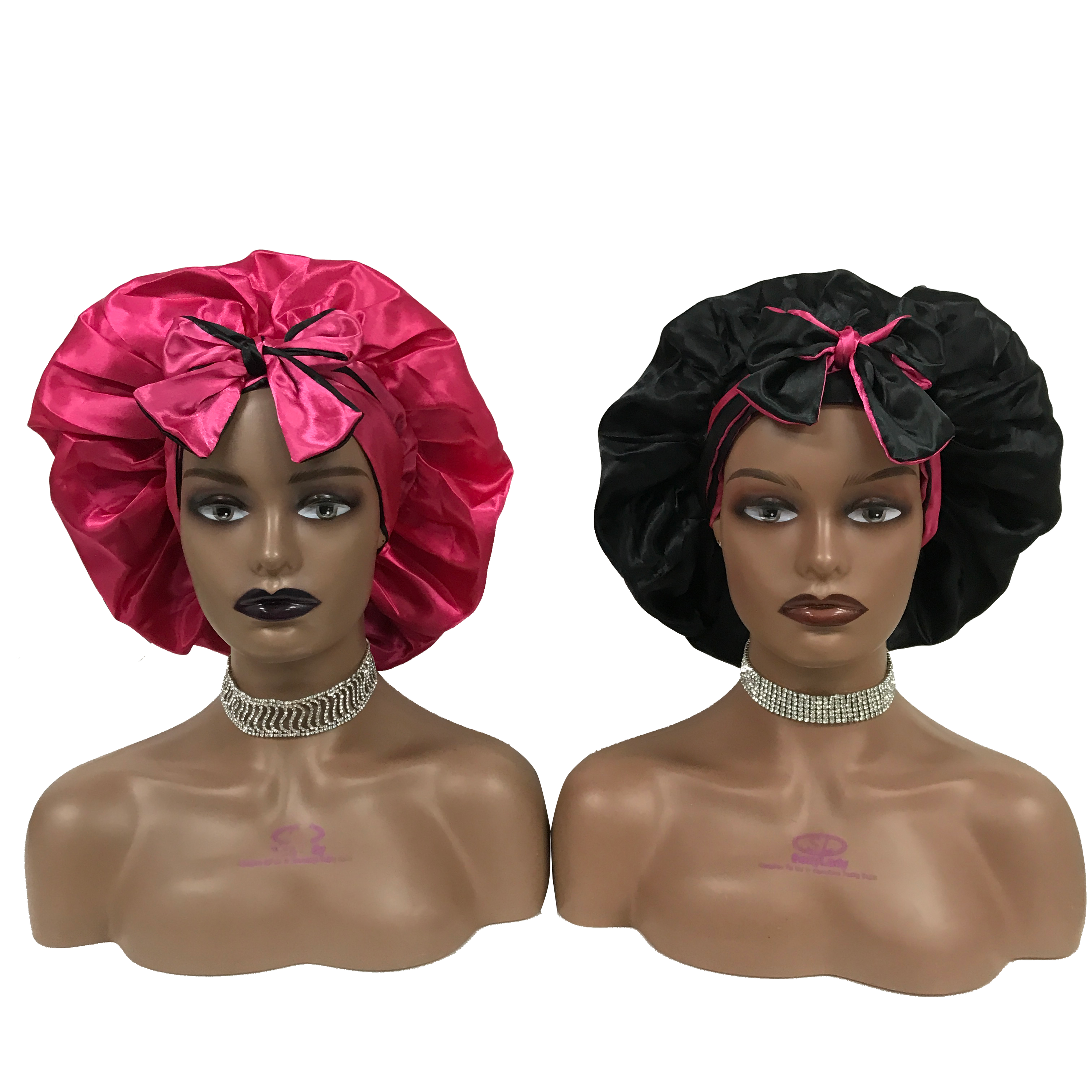 8 rosa oscuro + negro