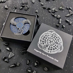 Ngục tối đồ chơi giảm căng thẳng độc đáo và rồng <span class=keywords><strong>Fidget</strong></span>-<span class=keywords><strong>Spinner</strong></span> Roulette xúc xắc kim loại cho các trò chơi RPG - Product Image 5