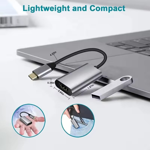 <strong>USB</strong> Type C Type-C <strong>USB</strong>-C Male <strong>to</strong> 4K 1080P <strong>HDMI</strong> Female HD TV <strong>Adapter</strong> Cable for Macbook Notebook Mobile Phone Tablet HDTV Computer - Product Image 6