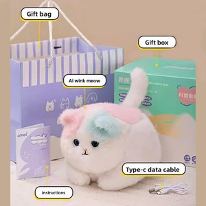 Ai đồng hành giáo dục Robot đồ chơi mèo nháy mắt với các tính năng trò chuyện và học tập câu chuyện - Product Image 4