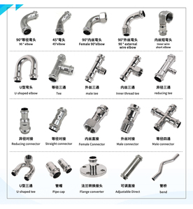 Báo Chí M hồ sơ 304 316 thép không gỉ Báo Chí phù hợp ống khí nén và phụ kiện giảm TEE hệ thống ống nước phù hợp - Product Image 4