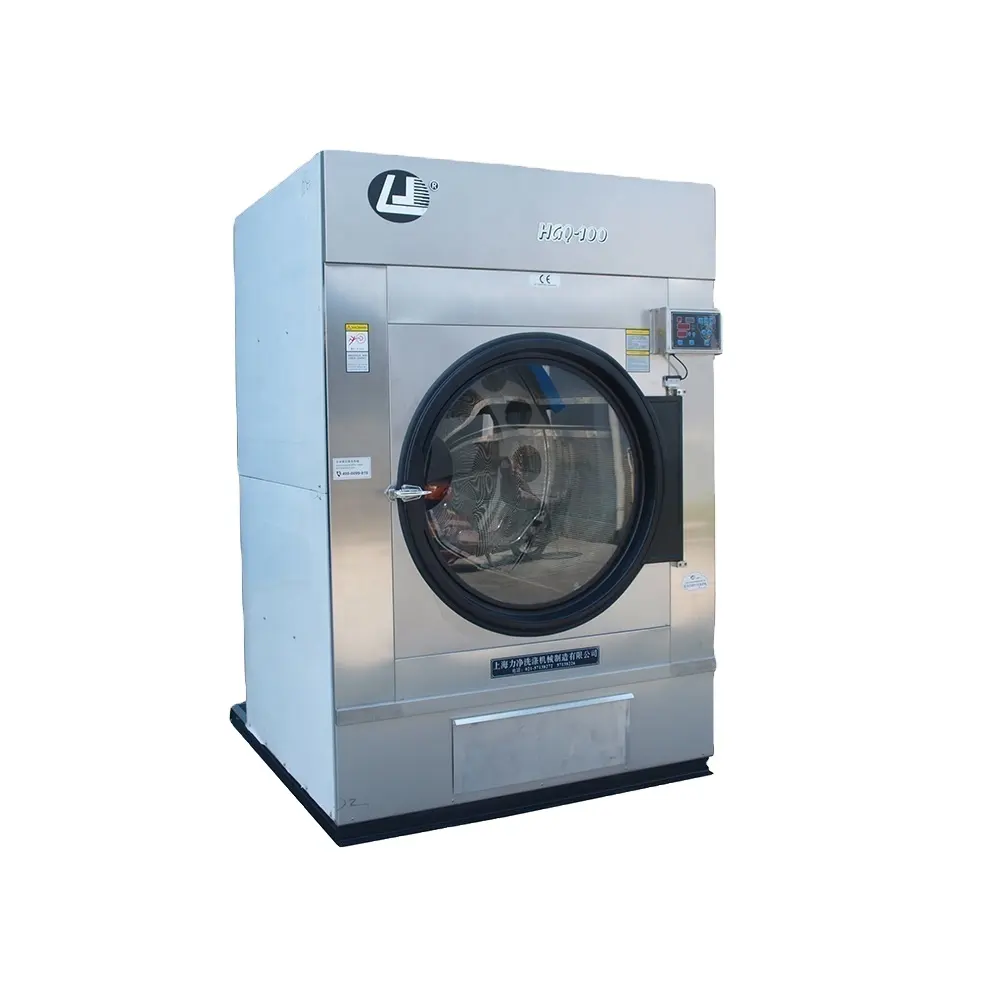 Mesin Pengering pakaian uap elektrik Gas 10kg hingga 120kg komersial industri