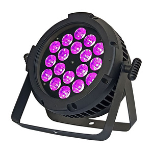 18x10W RGBW 4-in-1 <span class=keywords><strong>LED</strong></span> PAR có thể chống nước ngoài trời sân khấu đám cưới DMX512 IP65 cri90 hợp kim nhôm phẳng mệnh ánh sáng - Product Image 1