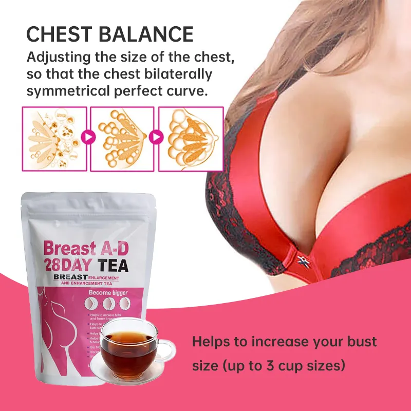 Hot Sell High Quality breast enlargement natural Sexy Bust Fast Growth boobs Firming Sexy Care For Women papaya enhancement tea
