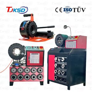 Automatic 1/8-2'' Special 4 Inch <strong>Wire</strong> Weaved <strong>Hose</strong> <strong>Wire</strong> Crimp Ferrule Machine Pressing Machine Price Quick Change Tool - Product Image 2