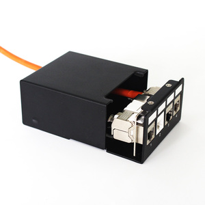 Caja de panel de conexión de 4 puertos de fábrica OEM para conector Keystone de fibra RJ45 Keystone USB Keystone - Product Image 4