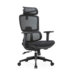 热卖书桌按摩椅豪华行政办公室人体工程学网椅带搁脚板 - Product Image 5