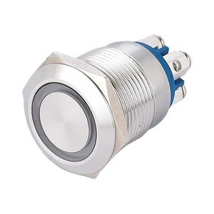 1NO 19 millimetri in acciaio inox impermeabile a prova di esplosione di uscita in metallo pulsante elettrico terminale a vite - Product Image 1