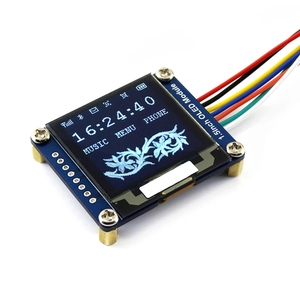 1,5-Zoll-OLED-Anzeigemodul 128x128 Pixel 16-Bit-Graustufen SPI/I2C-kompatibler Raspberry Pi / Arduino / STM32