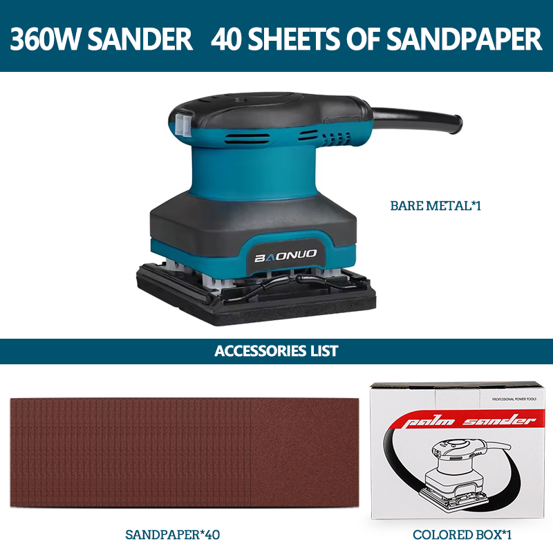 40 morceaux de papier de verre