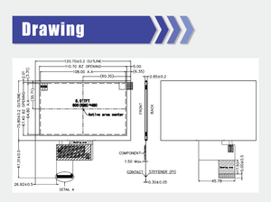 Werkseitig anpassbarer LCD-Bildschirm 5-Zoll-Tft-LCD-Anzeigemodul Hohe Helligkeit 800*480 Auflösung Kapazitiver Touchscreen - Product Image 5