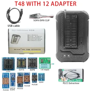 Aktualisiert von TL866CS TL866II XGecu T48 [TL866-3G] Programmer Support 31000 + ICs für EPROM/MCU/SPI/Nor/NAND Flash/EMMC/ IC TESTER