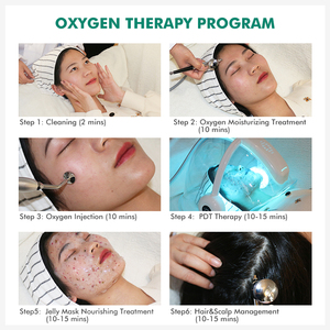 3 en 1 Spa Oxygen Jet Peel Oxygen Facial Machine Hyperbare Oxygénation Dome O2 Skin Rejuvenation Hydro Oxygen Facial Machine - Product Image 5