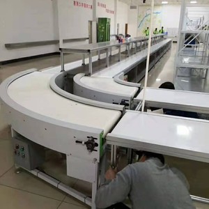 Professional Custom Electric Flat <strong>Conveyor</strong> Line Hot Sales Assembly Line with Lifting Belt for Fruit <strong>Loading</strong> <strong>and</strong> <strong>Unloading</strong> - Product Image 3