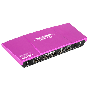 Tesmart OEM ODM 4 <strong>Input</strong> 1 <strong>Output</strong> <strong>HDMI</strong> HDCP 2.2 <strong>Switch</strong> Auto <strong>Input</strong> Detect 4k60Hz <strong>HDMI</strong> Video <strong>Switch</strong> - Product Image 1