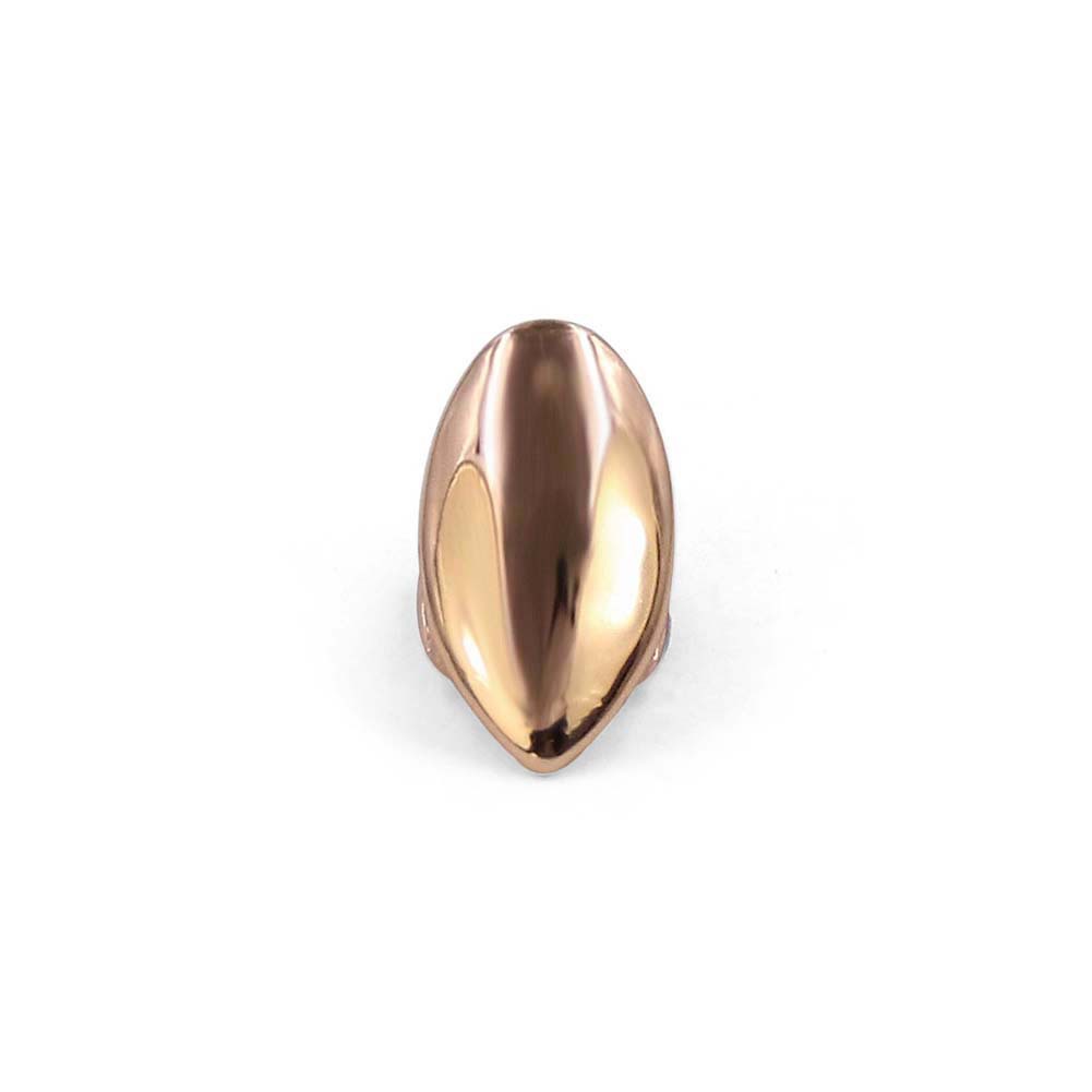 Single fang rose gold
