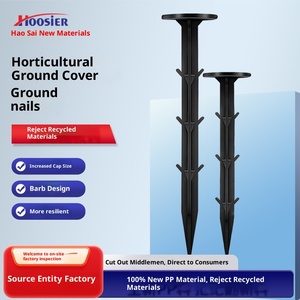 ओ. ओ. बागवानी कपड़े नाखून प्लास्टिक विरोधी घास के रंग-घास के मैदान के काम के लिए नेट फिक्स्ड सम्मिलन - Product Image 5