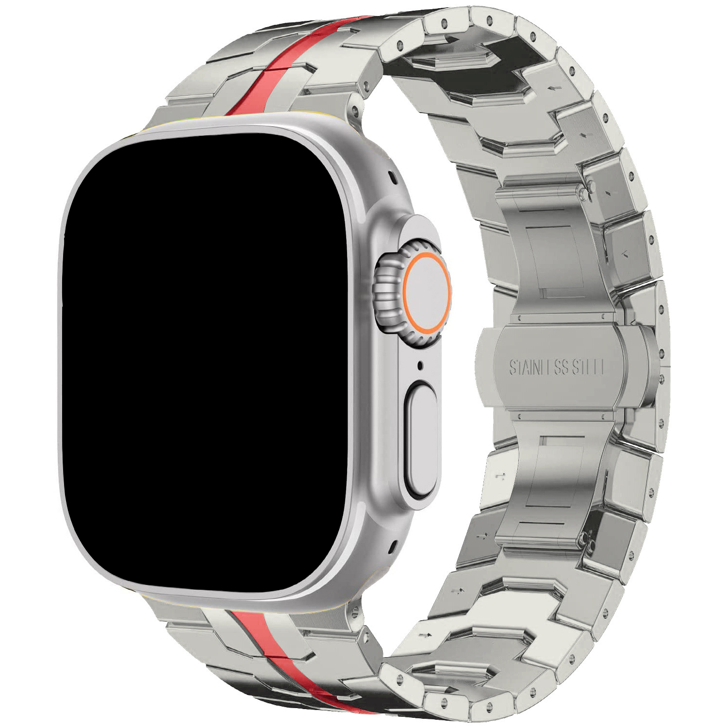 Starlight Red (Stainless Steel/Butterfly Buckle)